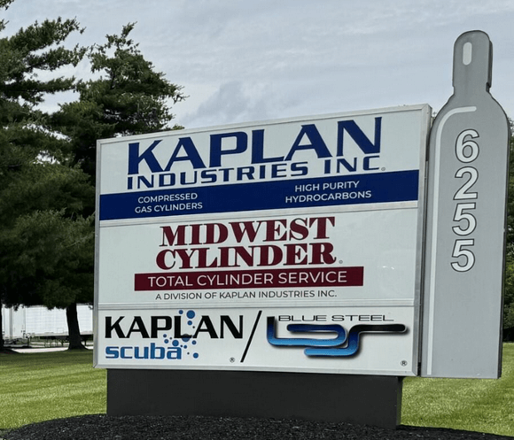 Kaplan Industries sign