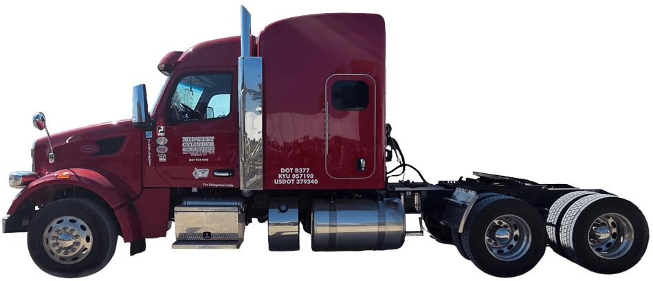 Midwest Cylinder truck